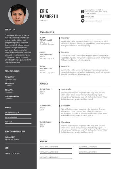 Resume untuk Spesialis TI pdf