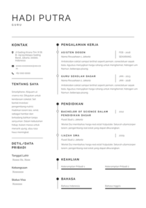 Teacher Resume (Contoh Resume Guru) (ID)-Sydney.pdf