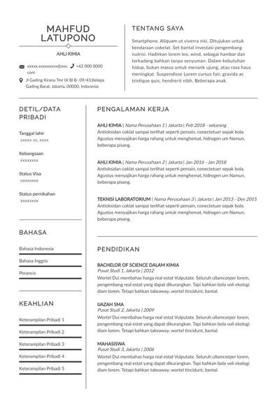 contoh resume fresh graduate Prague.pdf