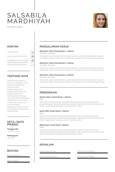 Contoh CV Sekretaris (ID)-Chiacago.pdf